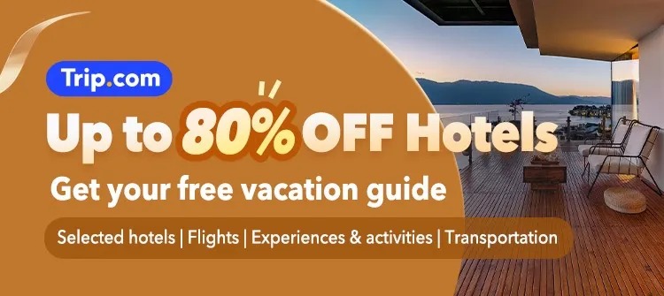 Trip.com holiday deals, up to 80% off