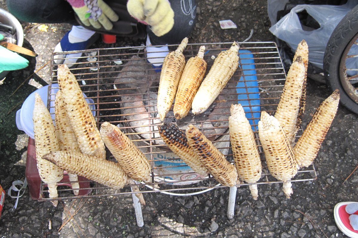 Grilled corn, Bắp nướng