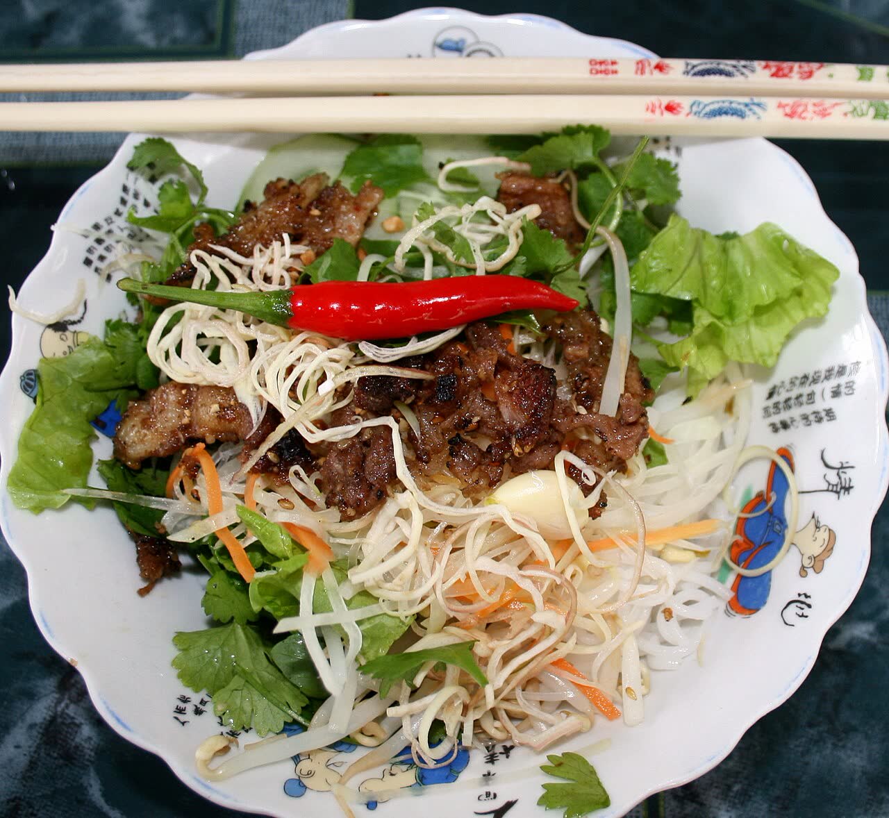 Bun thit nuong, Bún thịt nướng