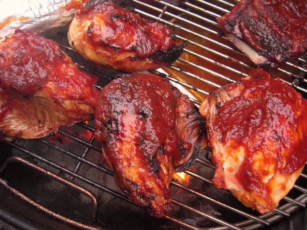 Grilled yard chicken, Gà nướng