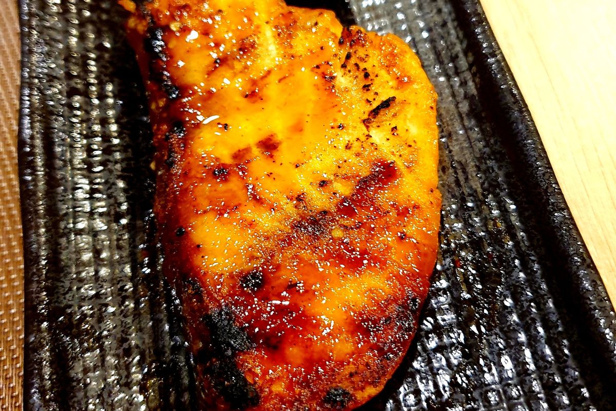 Grilled salmon, Cá hồi nướng