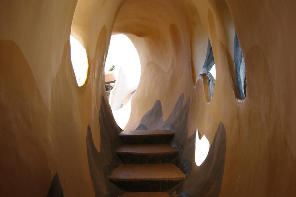 An interior passage at Crazy House in Da Lat