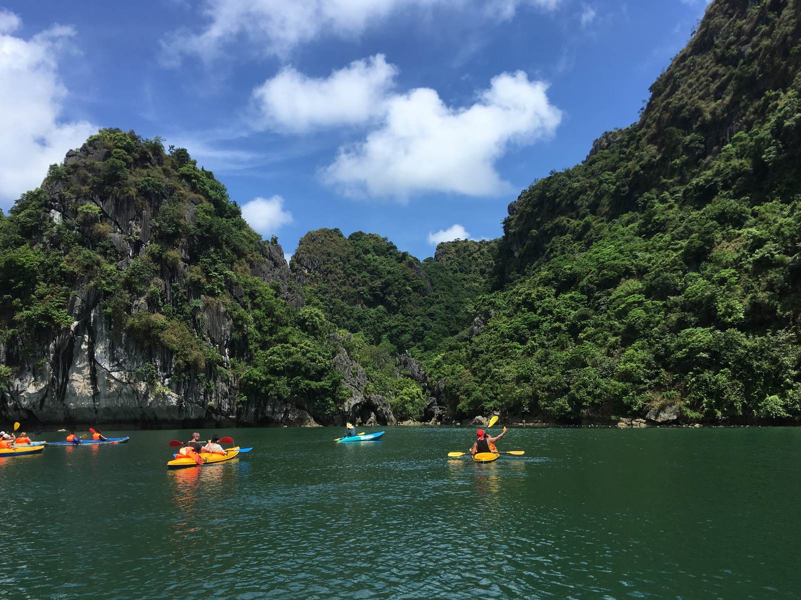 Kayaking on the bay