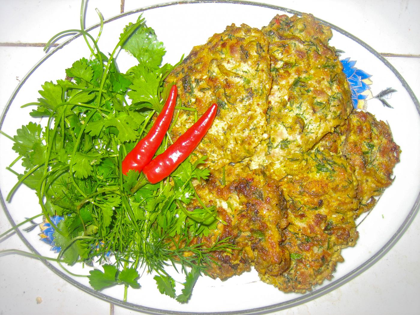 Cha ruoi, Chả rươi