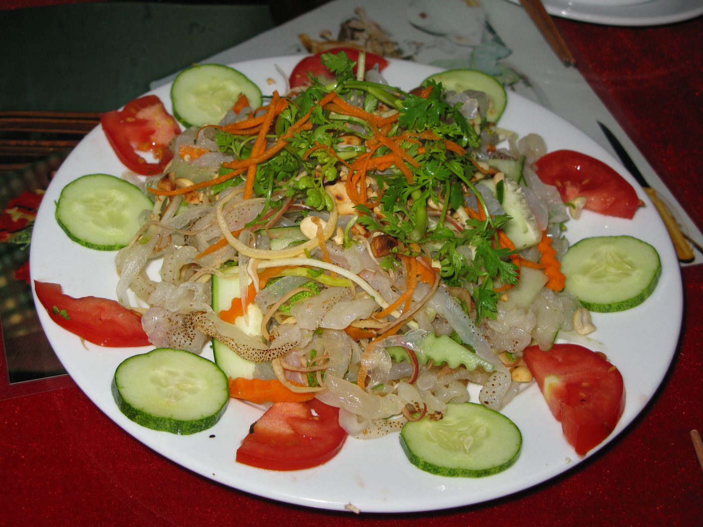 Nom sua, Nộm sứa