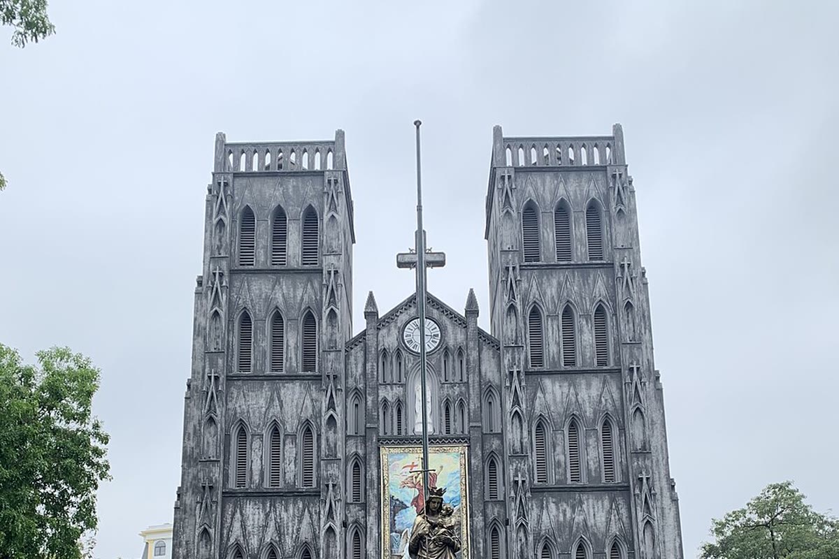 St Joseph's Cathedral and its two towers