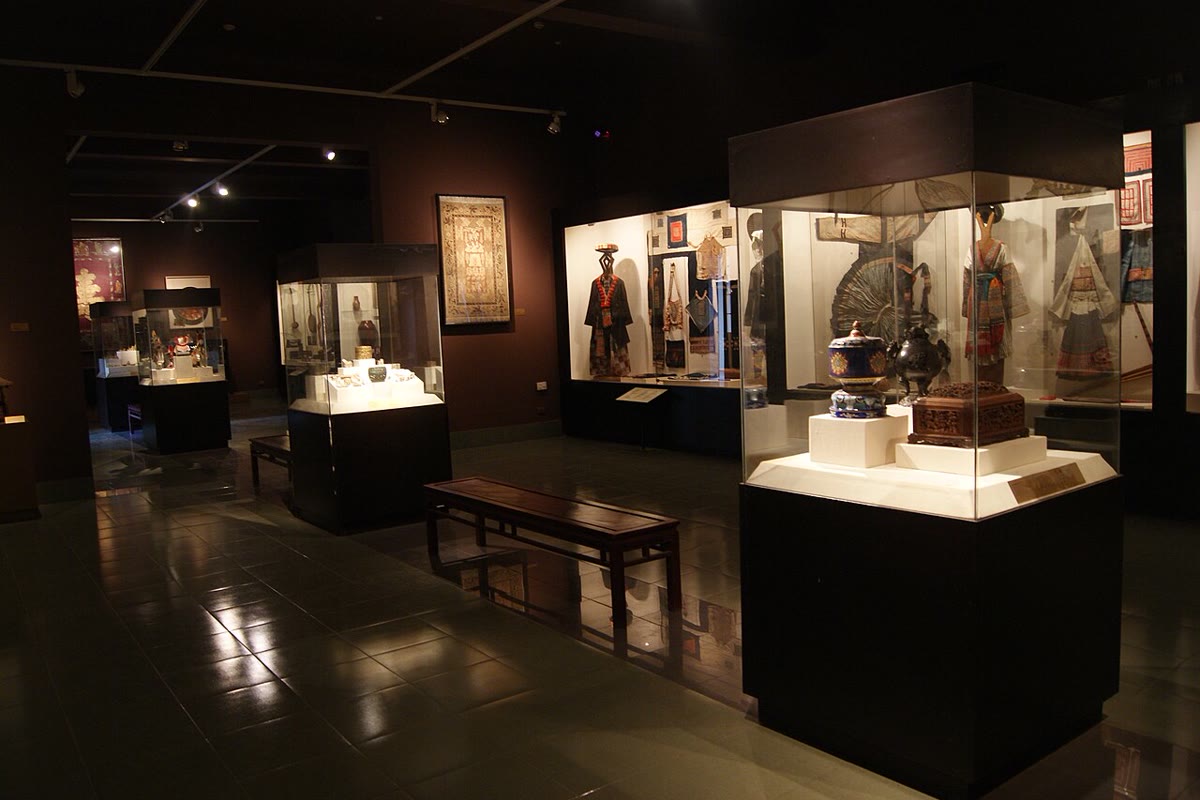 A gallery inside the Vietnam National Fine Arts Museum