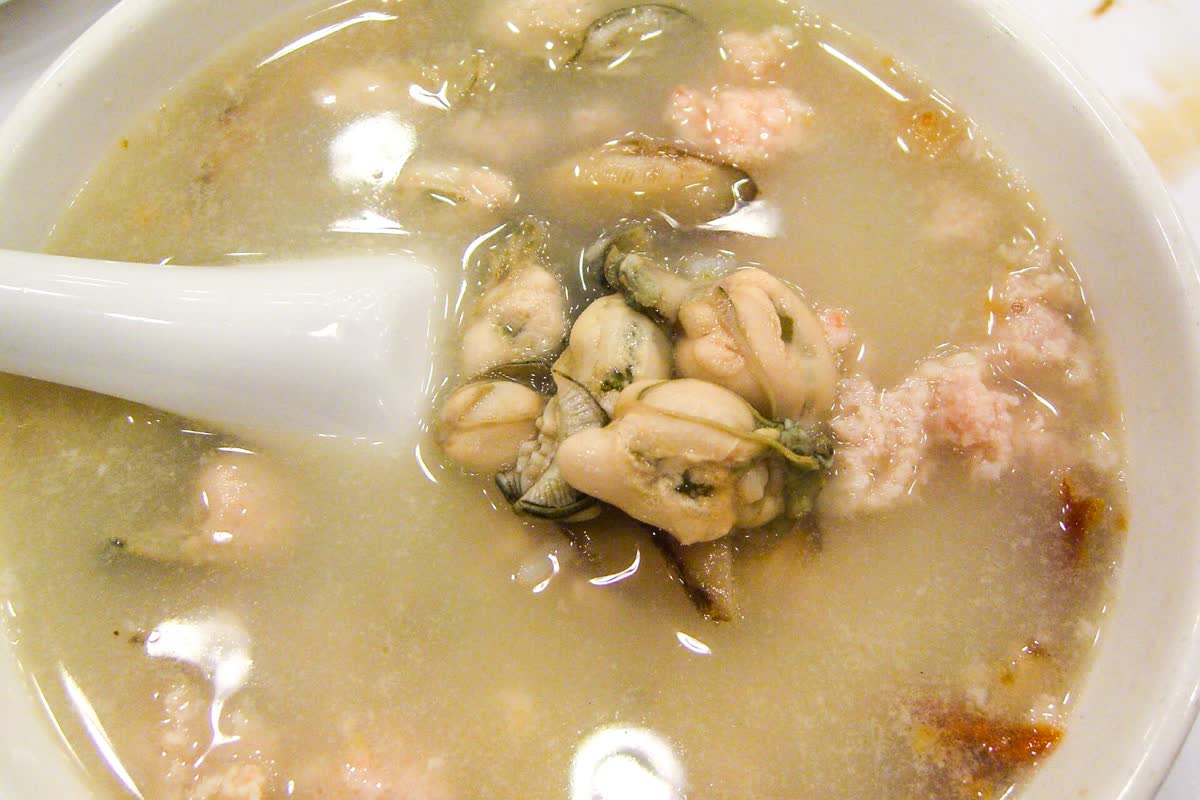 Chao hau, Cháo hàu