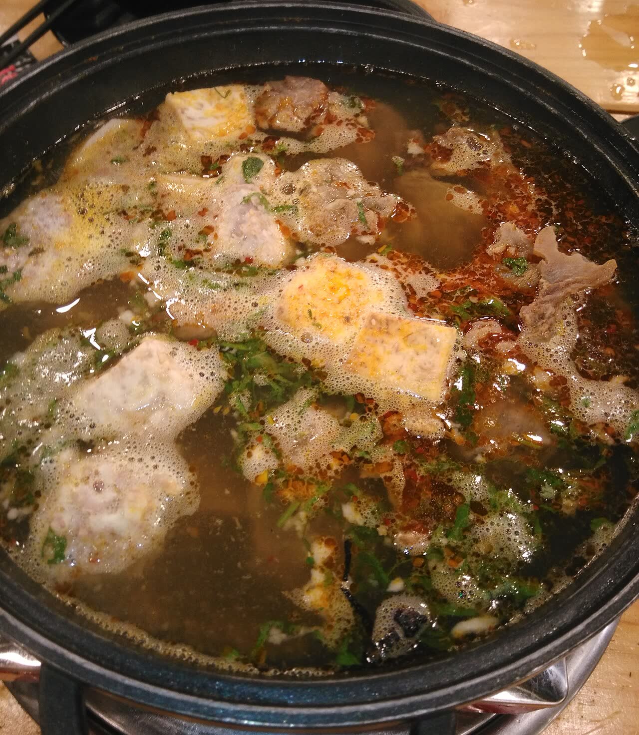 Lau bo, Lẩu bò