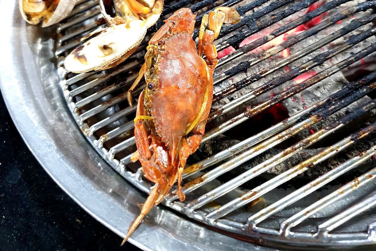 Cua nuong, Cua nướng