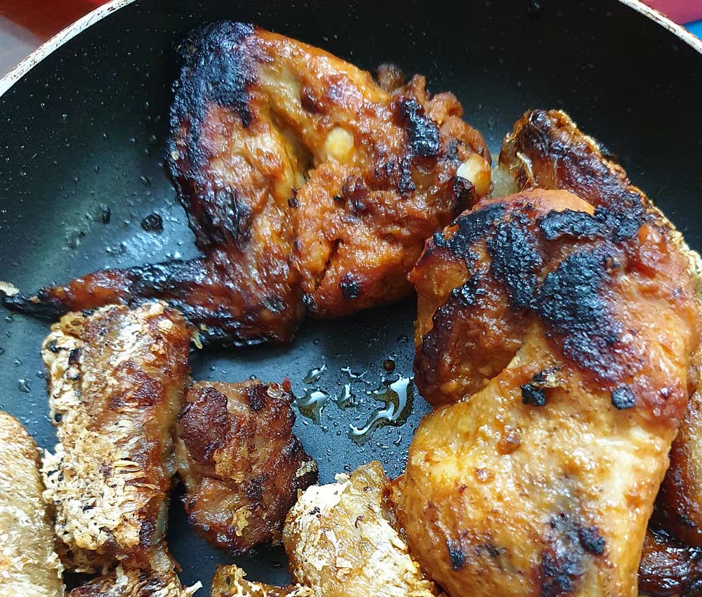 Grilled chicken, Gà nướng