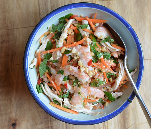 Goi buoi da xanh, Gỏi bưởi da xanh