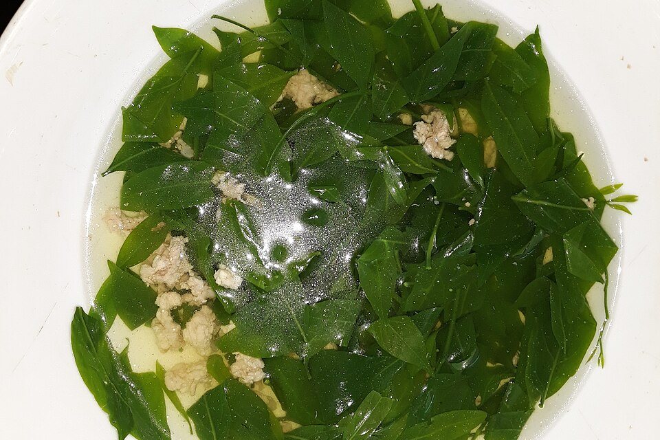 Sang leaf, Lá sắng
