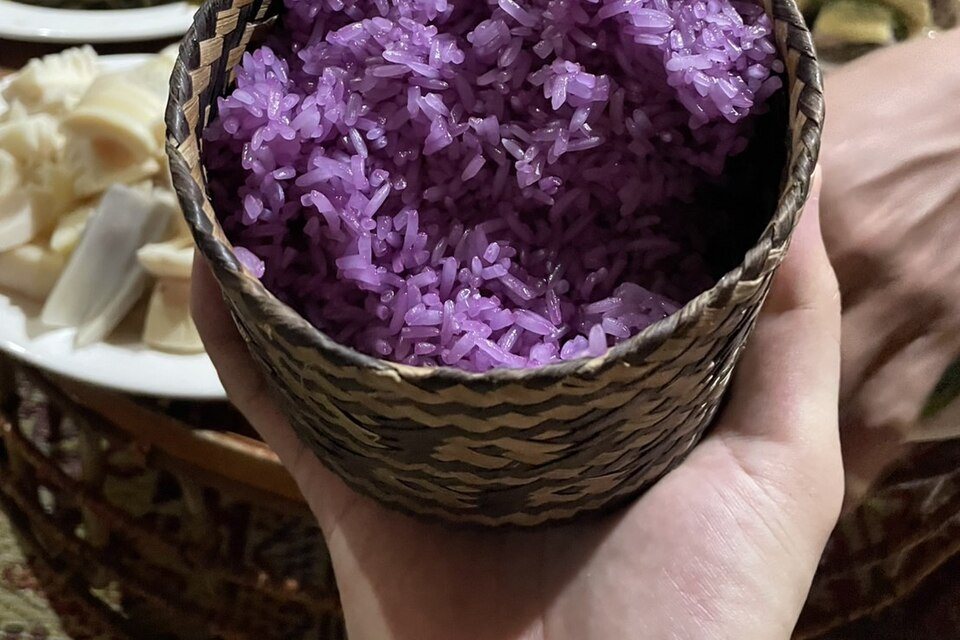 Purple sticky rice, Xôi tím