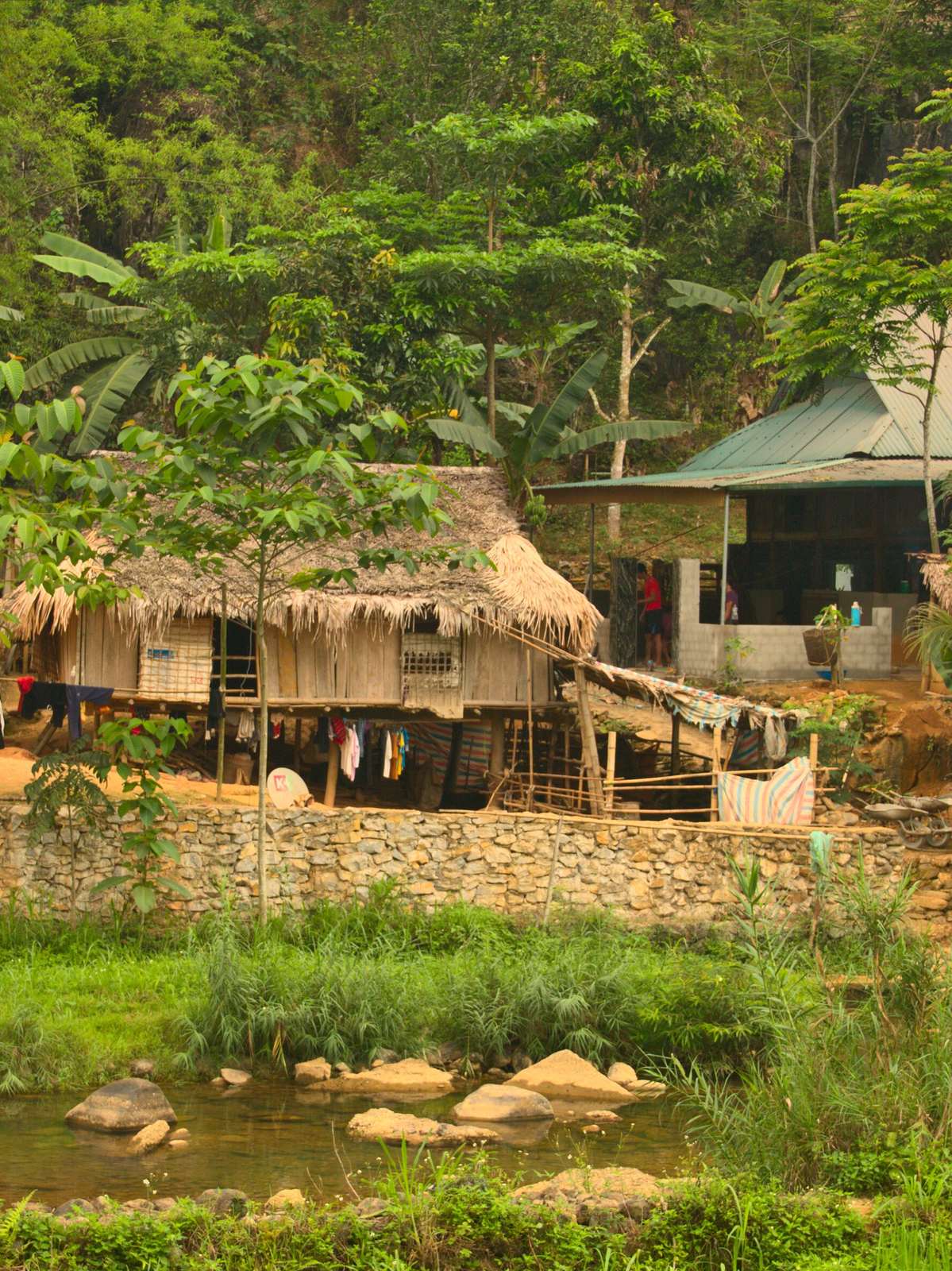 Stilt houses of the Thai and Muong