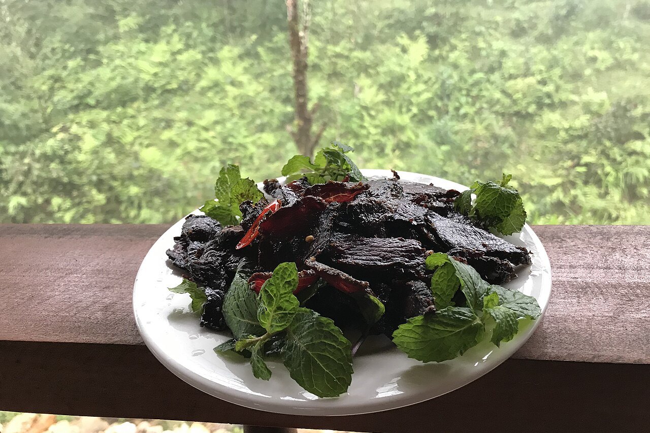 Hearth-smoked buffalo