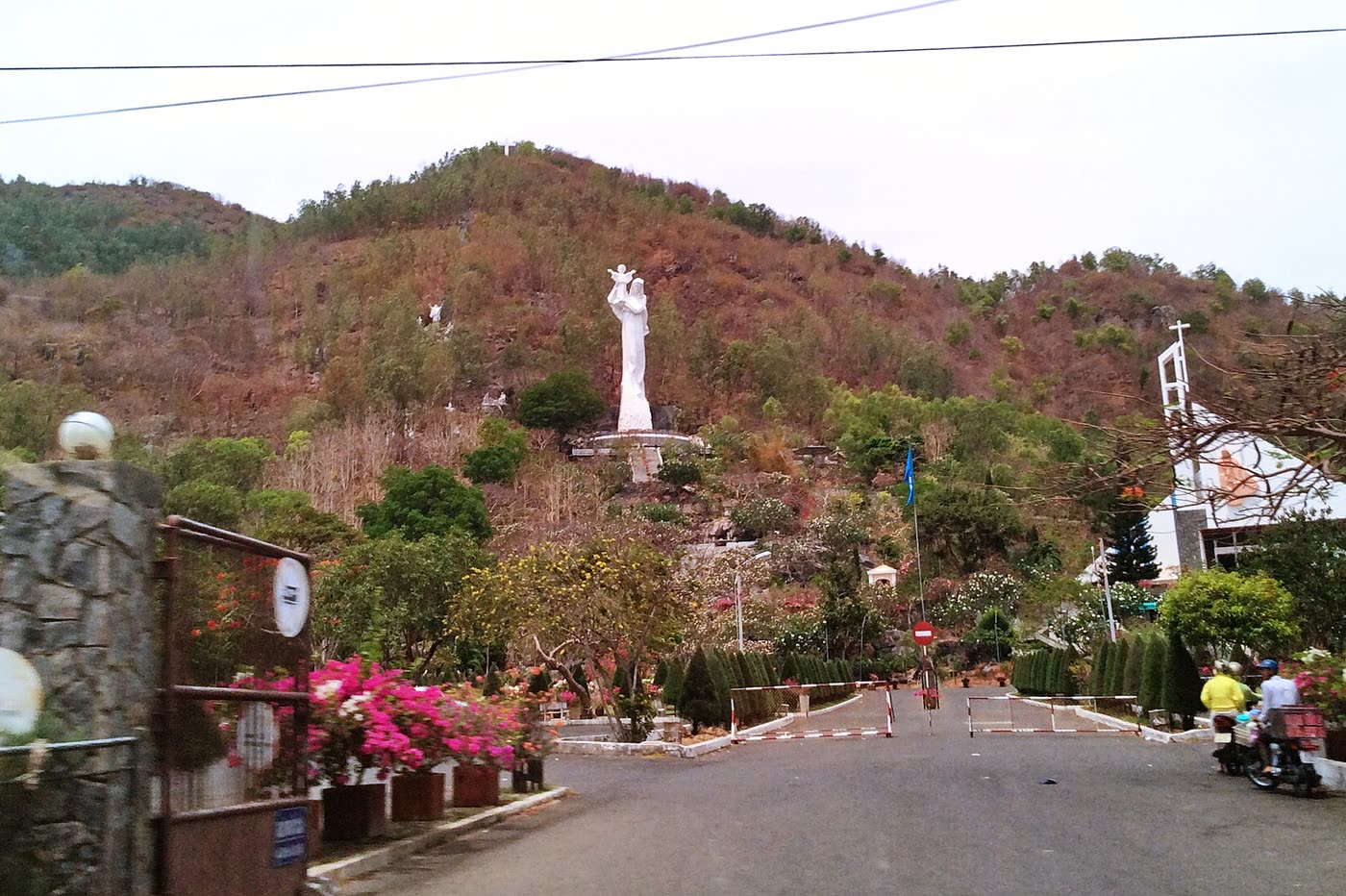 Our Lady of Mulberry Beach on Big Mountain, with the church nearby