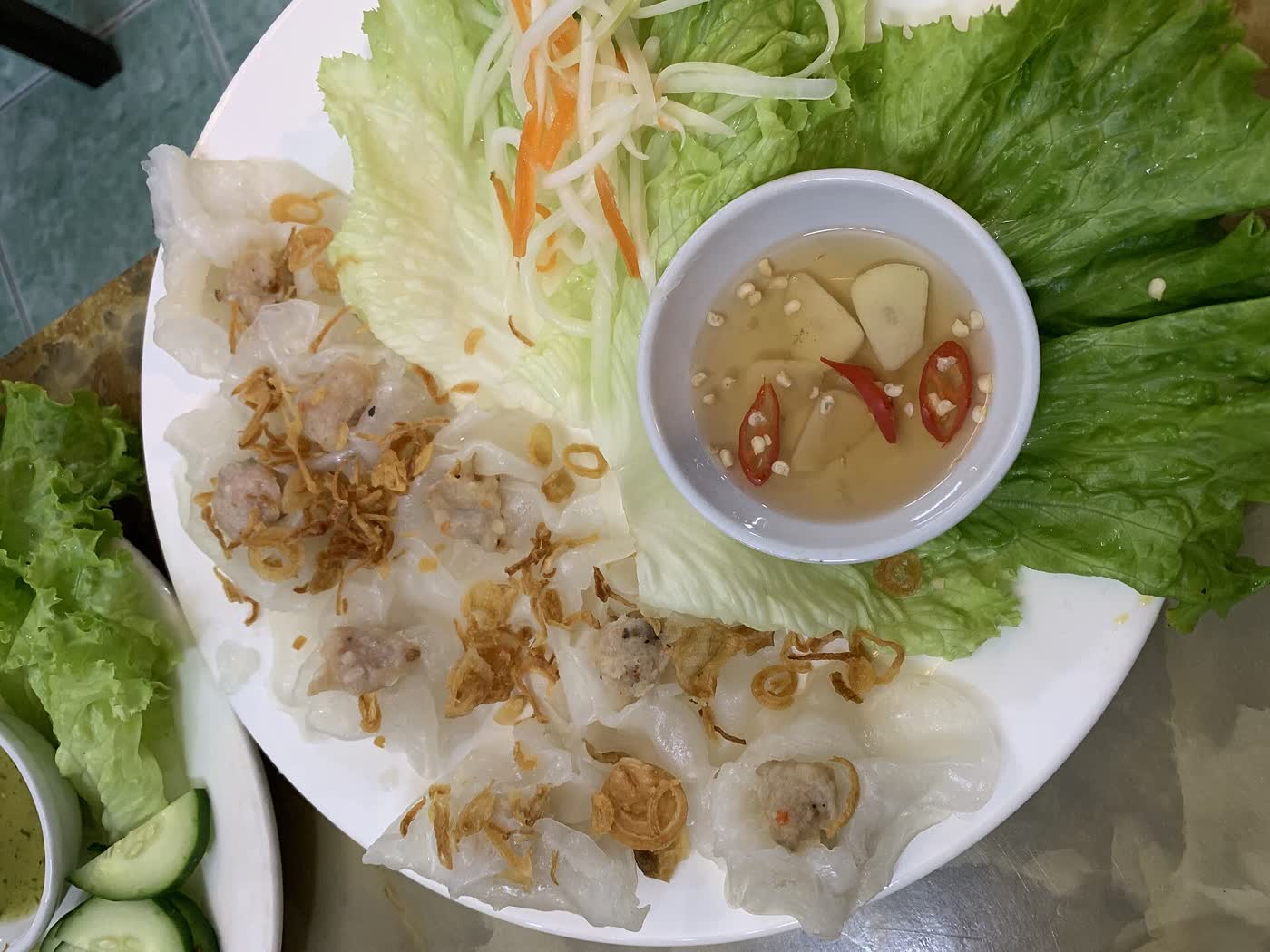 White rose dumpling, Bánh bao bánh vạc